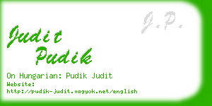 judit pudik business card